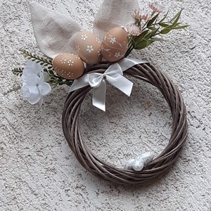 Nyuszifüles ajtódísz - Meska.hu