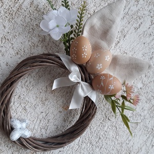 Nyuszifüles ajtódísz - otthon & életmód - dekoráció - ajtó- és ablak dekoráció - ajtódísz & kopogtató - Meska.hu