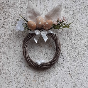 Nyuszifüles ajtódísz - otthon & életmód - dekoráció - ajtó- és ablak dekoráció - ajtódísz & kopogtató - Meska.hu