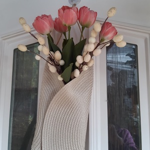 Tavaszi ajtódísz - otthon & életmód - dekoráció - ajtó- és ablak dekoráció - ablakdísz - Meska.hu