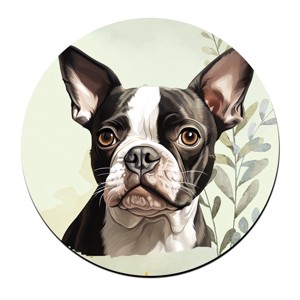 Boston terrier portré mintás bögre alátét, , , MESKA