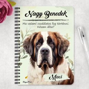 Személyre szabható - Bernáthegyi portré mintás A6-os füzet - otthon & életmód - papír, írószer - jegyzetfüzet & napló - Meska.hu