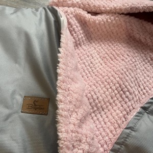Őszi Téli csillag- Szürke vízpergető- rózsaszin soft 80-86 - baba - mama - babaruházat - tipegőhálózsák - Meska.hu