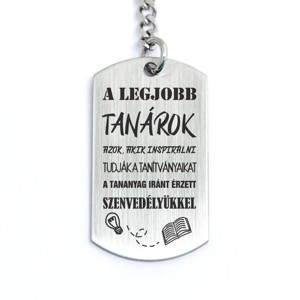 A legjobb tanárok medálos kulcstartó - Meska.hu