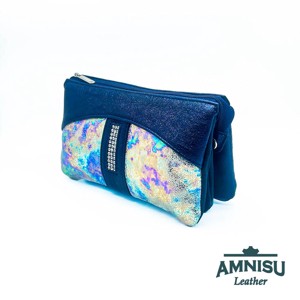 Metál sötétkék - hologramos egyenes kristály köves női pénztárca G6008 - táska & tok - pénztárca & más tok - pénztárca - női pénztárca - Meska.hu