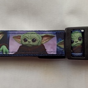 Mintás kutyanyakörv (Baby Yoda) - Meska.hu