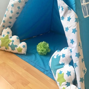 Türkiz csillag indián sátor - Tipi -  - Meska.hu