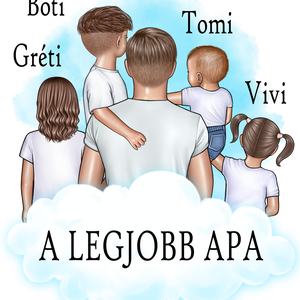 Egyedi bögre Apák napjára  szerkeszthető karakterekkel - otthon & életmód - konyhafelszerelés, tálalás - tálalás - bögre & csésze - Meska.hu