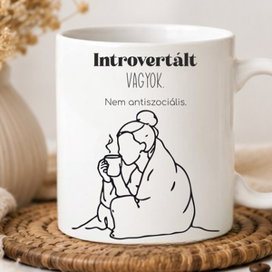 Introvertált vagyok - bögre, Otthon & Életmód, Konyhafelszerelés, tálalás, Tálalás, Bögre & Csésze, Mindenmás, MESKA
