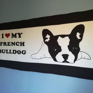 Kutyás falvédő - otthon & életmód - lakástextil - falvédő - Meska.hu