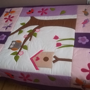 Baglyos ágytakaró  -  - Meska.hu