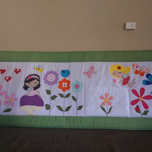 Pamutvászon falvédő  - otthon & életmód - babaszoba, gyerekszoba - Meska.hu