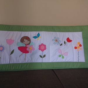 Pamutvászon falvédő  - otthon & életmód - babaszoba, gyerekszoba - Meska.hu