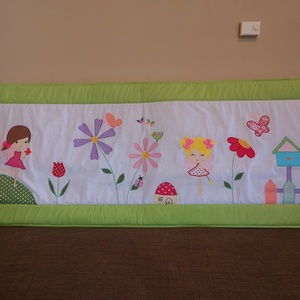 Tündéres falvédő  - baba - mama - babaszoba dekoráció - falvédő gyerekszobába - Meska.hu