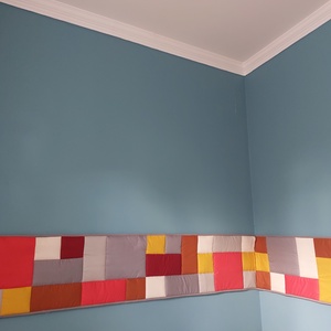 Pamutvászon, patchwork falvédő  - Meska.hu