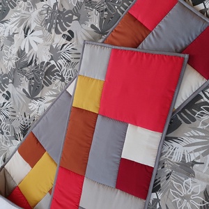 Pamutvászon, patchwork falvédő  - otthon & életmód - lakástextil - falvédő - Meska.hu