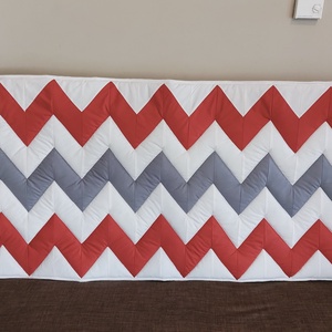 Szürke,terra,ecrü falvédő , Otthon & Életmód, Lakástextil, Falvédő, Varrás, Patchwork, foltvarrás, MESKA