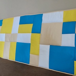 Korall, patchwork falvédő , Otthon & Életmód, Lakástextil, Falvédő, Patchwork, foltvarrás, Varrás, MESKA