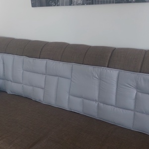 Szürke falvédő , Otthon & Életmód, Lakástextil, Falvédő, Patchwork, foltvarrás, Varrás, MESKA