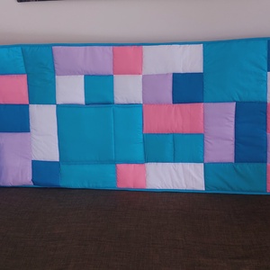 Színes patchwork falvédő  - otthon & életmód - lakástextil - falvédő - Meska.hu