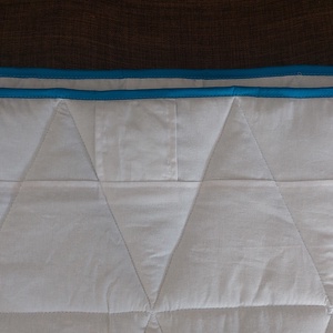 Kék patchwork falvédő  - otthon & életmód - lakástextil - falvédő - Meska.hu