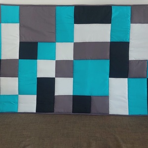 Pamutvászon falvédő , Otthon & Életmód, Lakástextil, Falvédő, Patchwork, foltvarrás, MESKA