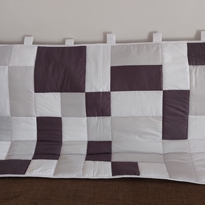 Szürke patchwork falvédő  - Meska.hu