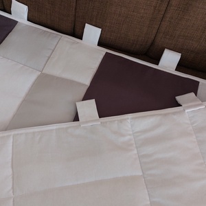 Szürke patchwork falvédő  - otthon & életmód - lakástextil - falvédő - Meska.hu