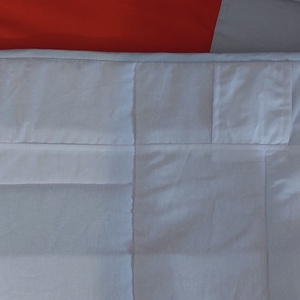 Narancs ,szürke falvédő  - otthon & életmód - lakástextil - falvédő - Meska.hu