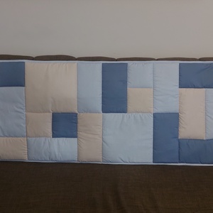 Kék ,natúr falvédő  - Meska.hu