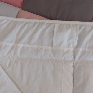 Szürke, rózsaszín, fehér falvédő  - otthon & életmód - lakástextil - falvédő - Meska.hu