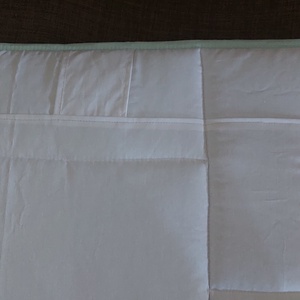 Kék,szürke, fehér falvédő  - otthon & életmód - lakástextil - falvédő - Meska.hu