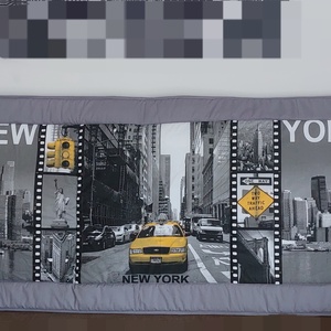 New York mintás pamutvászon falvédő  - otthon & életmód - lakástextil - falvédő - Meska.hu