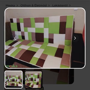 Barna,zöld falvédő  - otthon & életmód - lakástextil - falvédő - Meska.hu