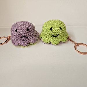 Horgolt hangulatpolip kulcstartó, Táska & Tok, Kulcstartó & Táskadísz, Kulcstartó, Horgolás, MESKA
