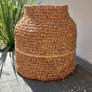 Raffia horgolt váza, kaspó - otthon & életmód - dekoráció - virágdísz és tartó - cserép & kaspó - Meska.hu Raffia horgolt váza, kaspó - otthon & életmód - dekoráció - virágdísz és tartó - cserép & kaspó - Meska.hu