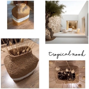 Váza / kaspó horgolt raffia - otthon & életmód - dekoráció - virágdísz és tartó - váza - Meska.hu Váza / kaspó horgolt raffia - otthon & életmód - dekoráció - virágdísz és tartó - váza - Meska.hu