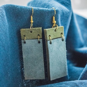 !NYÁRI AKCIÓ! -20% kedvezmény- Fülbevaló - velúr 1., Ékszer, Fülbevaló, Lógós kerek fülbevaló, Ékszerkészítés, MESKA