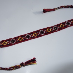 Csomózott karkötő  - ékszer - karkötő - fonott karkötő - Meska.hu