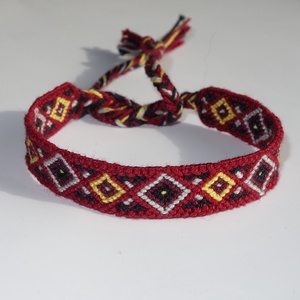 Csomózott karkötő , Ékszer, Karkötő, Fonott karkötő, Csomózás, MESKA