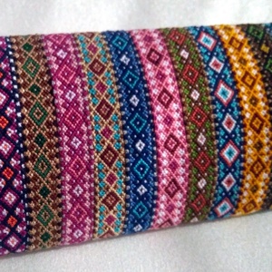 Csomózott karkötő  - ékszer - karkötő - fonott karkötő - Meska.hu