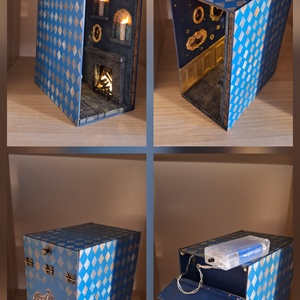 Hollóhát klubhelység könyvtámasz/ Ravenclaw common room bookend - otthon & életmód - dekoráció - asztal és polc dekoráció - díszdoboz - Meska.hu
