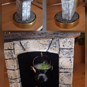 Polc dísz, Book Nook - Boszorkánykonhy #1 - otthon & életmód - dekoráció - dísztárgy - Meska.hu