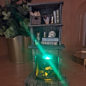 Polc dísz, Book Nook - Boszorkánykonhy #1 - Meska.hu