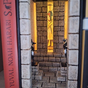 Polc dísz, Book Nook - Egyiptom  - otthon & életmód - dekoráció - dekoratív figurák és szobrok - Meska.hu