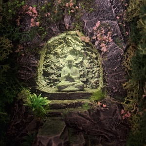 Meditációs kert- Book Nook - könyvzug - Meska.hu