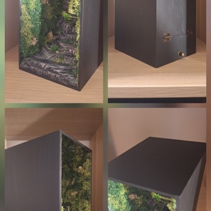 Meditációs kert- Book Nook - könyvzug - otthon & életmód - dekoráció - dekoratív figurák és szobrok - Meska.hu