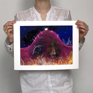 Leégtem - nyomat - művészet - grafika & illusztráció - művészi nyomat - Meska.hu