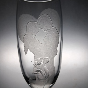 Szerelmes pohár 1 - esküvő - dekoráció - tálalás - Meska.hu