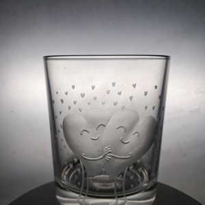 Szerelmes pohár 2 - esküvő - dekoráció - tálalás - Meska.hu